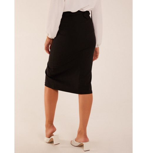 Front Split Midi Utility Skirt Front Split Midi Utility Skirt