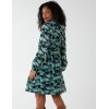 Geometric Print Blouson Dress Geometric Print Blouson Dress