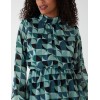 Geometric Print Blouson Dress Geometric Print Blouson Dress