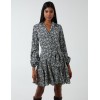 Shirt Mini Dress With Godet Hem & Tie Shirt Mini Dress With Godet Hem & Tie