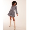 Shirt Mini Dress With Godet Hem & Tie Shirt Mini Dress With Godet Hem & Tie