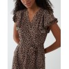Jumpsuit With Ruffle Sleeve And Wrap Front Jumpsuit With Ruffle Sleeve And Wrap Front