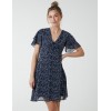 Knot Front Mini Dress Knot Front Mini Dress