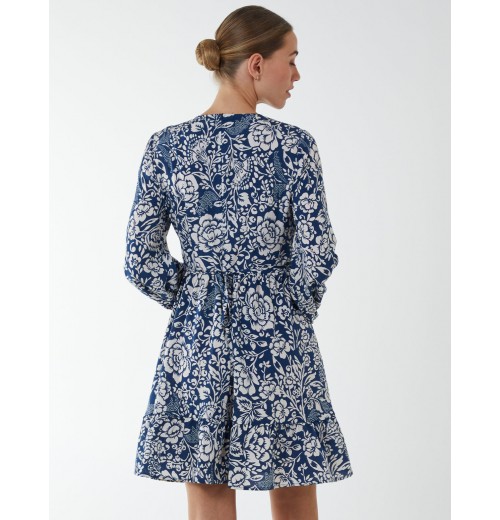 Ring Front Dress With Long Sleeve Ring Front Dress With Long Sleeve