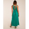 Rope Detail Plunge V-Neck Split Hem Maxi Dress Rope Detail Plunge V-Neck Split Hem Maxi Dress
