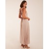 Rope Detail Plunge V-Neck Split Hem Maxi Dress Rope Detail Plunge V-Neck Split Hem Maxi Dress