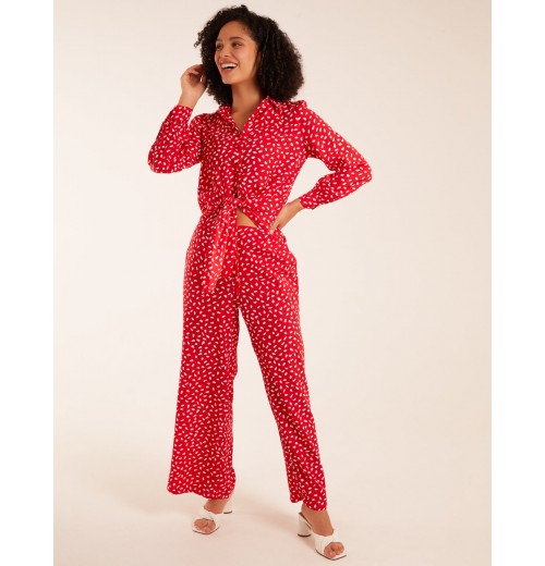 Polka Dot Oversized Shirt & Trouser Set Polka Dot Oversized Shirt & Trouser Set