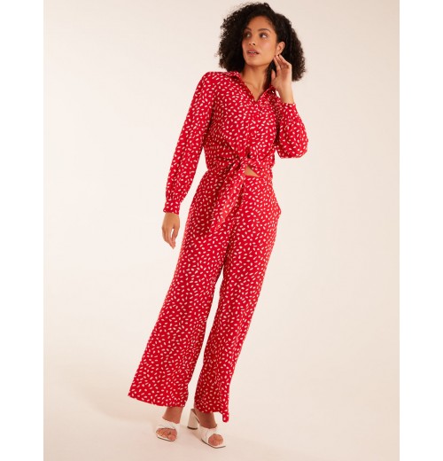 Polka Dot Oversized Shirt & Trouser Set Polka Dot Oversized Shirt & Trouser Set