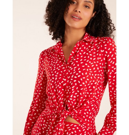 Polka Dot Oversized Shirt & Trouser Set Polka Dot Oversized Shirt & Trouser Set