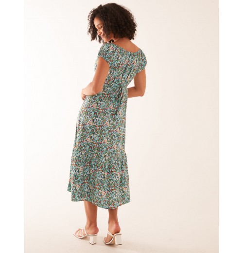 Sleeveless Scoop Neck Midi Dress Sleeveless Scoop Neck Midi Dress