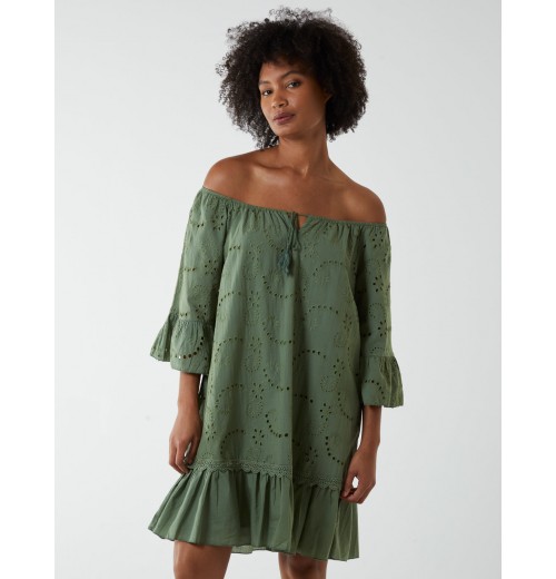 Broderie Tunic Smock Dress Broderie Tunic Smock Dress
