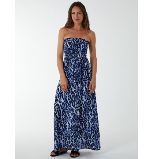 Bandeau Shirred Maxi Dress Bandeau Shirred Maxi Dress