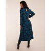 Wrap Neck Fit And Flare Midi Dress Wrap Neck Fit And Flare Midi Dress