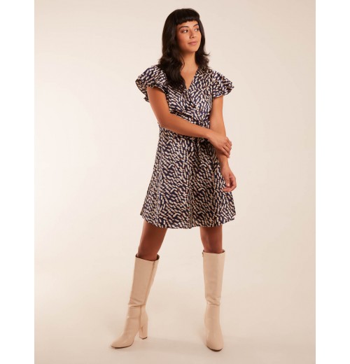 Wrap Ruffle Mini Dress Wrap Ruffle Mini Dress