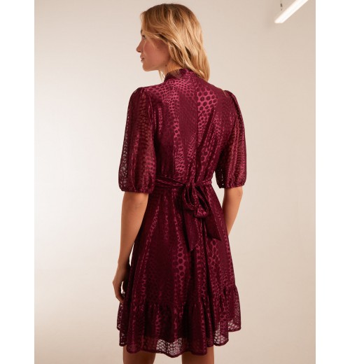 Mesh High Neck Tier Dress Mesh High Neck Tier Dress