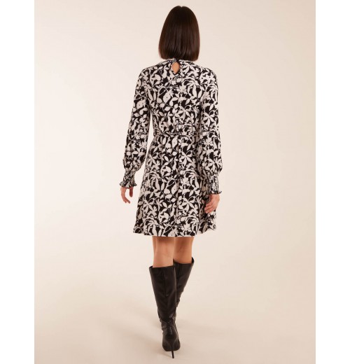 High Neck Long Sleeve Dress High Neck Long Sleeve Dress