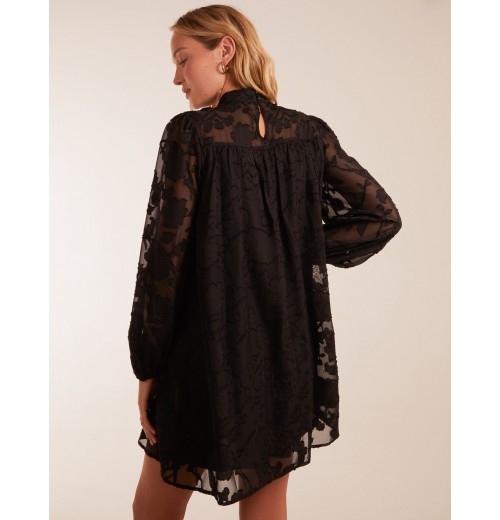 Jacquard Bow Smock Dress Jacquard Bow Smock Dress