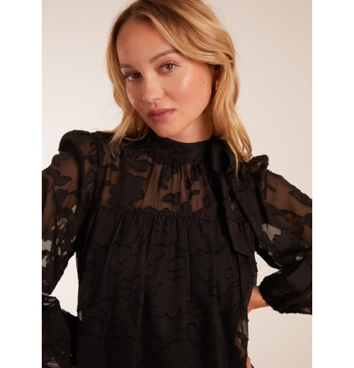 Jacquard Bow Smock Dress Jacquard Bow Smock Dress