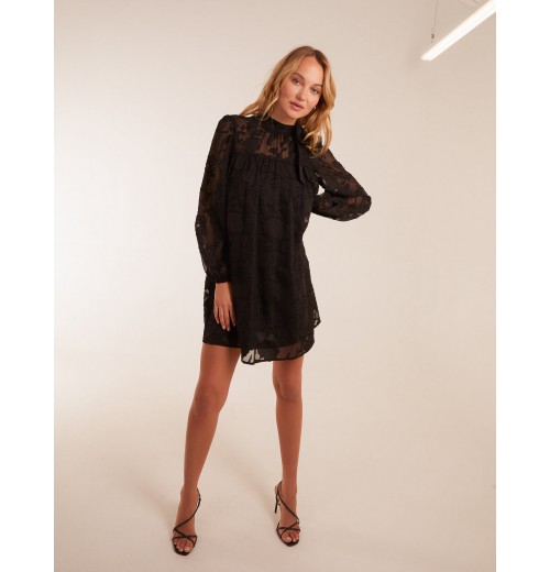 Jacquard Bow Smock Dress Jacquard Bow Smock Dress