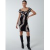 Heart Neckline Animal Dress Heart Neckline Animal Dress