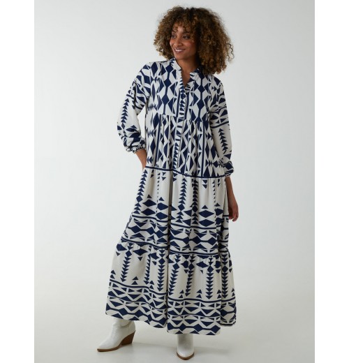 Aztec Tiered Maxi Dress Aztec Tiered Maxi Dress