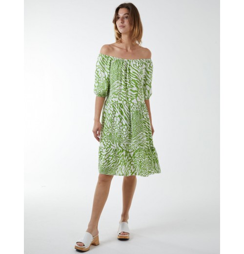 Bardot Leopard Zebra Dress Bardot Leopard Zebra Dress