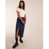 High Rise Denim Midi Skirt High Rise Denim Midi Skirt
