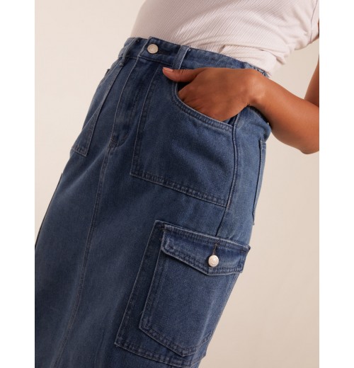 Pocket Denim Skirt Pocket Denim Skirt