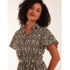 Geometric Tiered Midi Dress Geometric Tiered Midi Dress