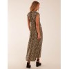 Geometric Print Double V-Neck Sleeveless Maxi Dress Geometric Print Double V-Neck Sleeveless Maxi Dress