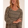 Geometric Print Mono Pocket Midi Dress Geometric Print Mono Pocket Midi Dress