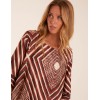 Aztec Border Straight Line Midi Dress Aztec Border Straight Line Midi Dress