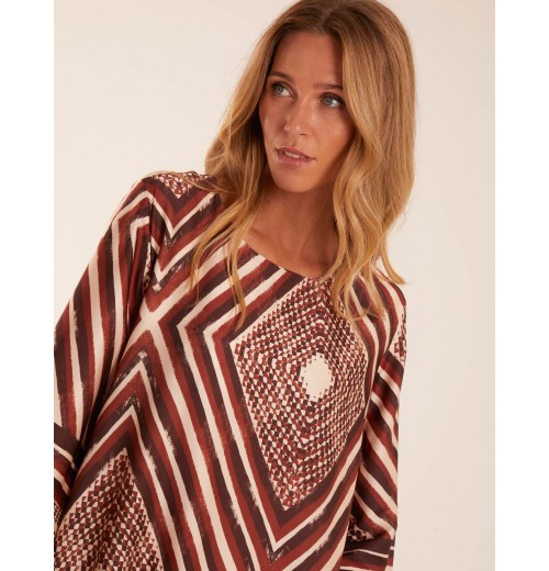 Aztec Border Straight Line Midi Dress Aztec Border Straight Line Midi Dress