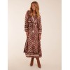 Aztec Wrap Maxi Dress Aztec Wrap Maxi Dress