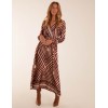 Aztec Wrap Maxi Dress Aztec Wrap Maxi Dress