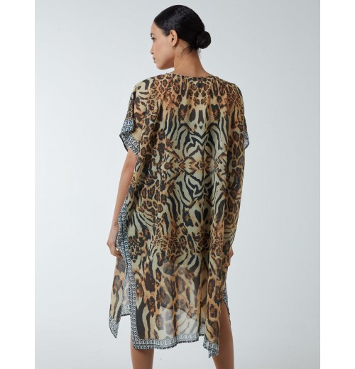 Animal Print Kaftan Animal Print Kaftan