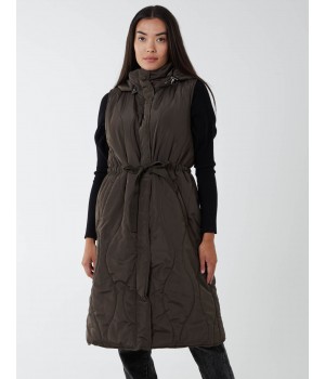 Quilted Belted Gilet