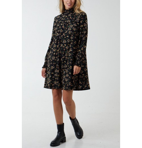 Sweetheart Shirred Mini Trapeze Dress Sweetheart Shirred Mini Trapeze Dress