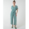 Geometric Gold Detail Cross Over Jumpsuit Geometric Gold Detail Cross Over Jumpsuit