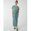 Geometric Gold Detail Cross Over Jumpsuit Geometric Gold Detail Cross Over Jumpsuit