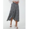 Floral Print Asymmetric Midi Skirt Floral Print Asymmetric Midi Skirt