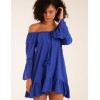 Bardot Tunic Dress With Frill Hem Bardot Tunic Dress With Frill Hem