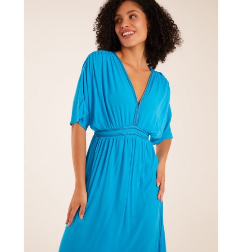 Rope Detail V Neck Maxi Dress Rope Detail V Neck Maxi Dress