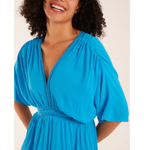 Rope Detail V Neck Maxi Dress Rope Detail V Neck Maxi Dress
