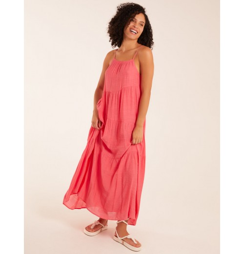 Drawstring Tier Maxi Dress Drawstring Tier Maxi Dress
