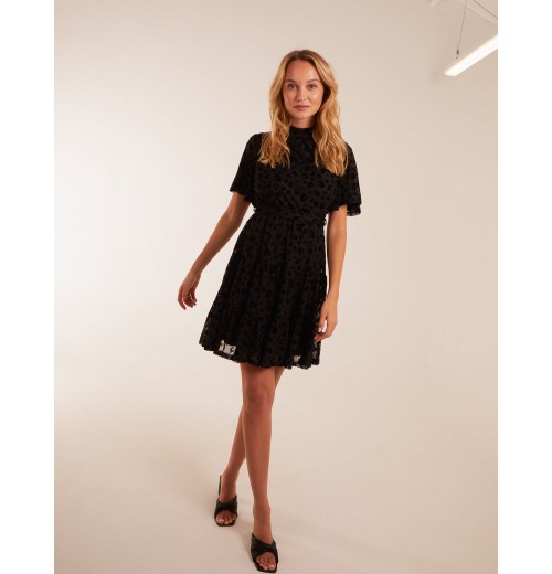Angel Sleeve Velvet Burnout Dress Angel Sleeve Velvet Burnout Dress