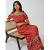 Shirred Floral Maxi Dress Shirred Floral Maxi Dress
