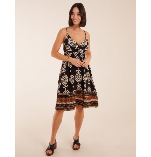 Crossover Aztec Border Dress Crossover Aztec Border Dress